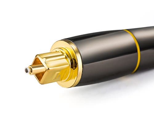 24K Gold Plated Toslink Digital Optical Fiber Audio Cable